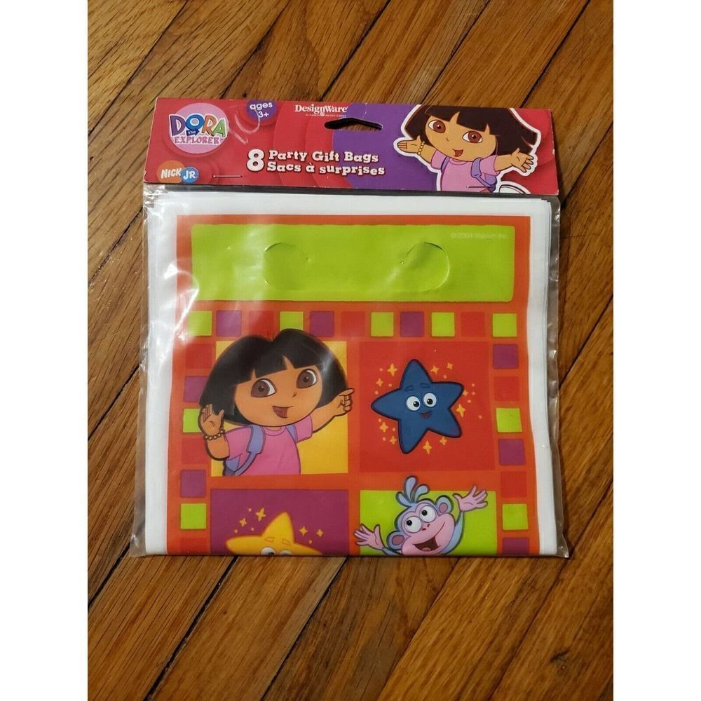 Vintage Nickelodeon Dora The Explorer And Friends Eight Party Gift Bags